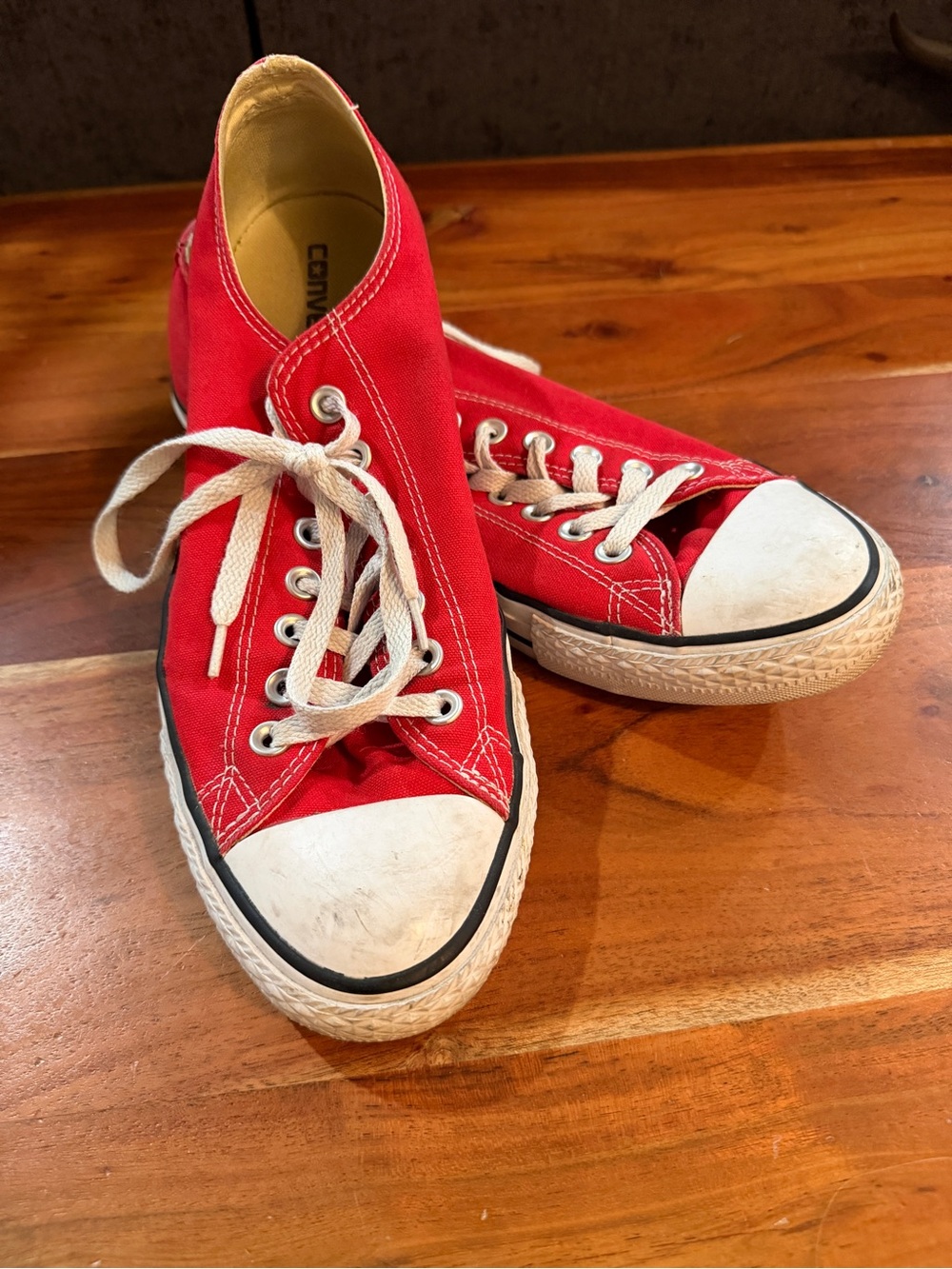 Red Converse, Men’s size 10